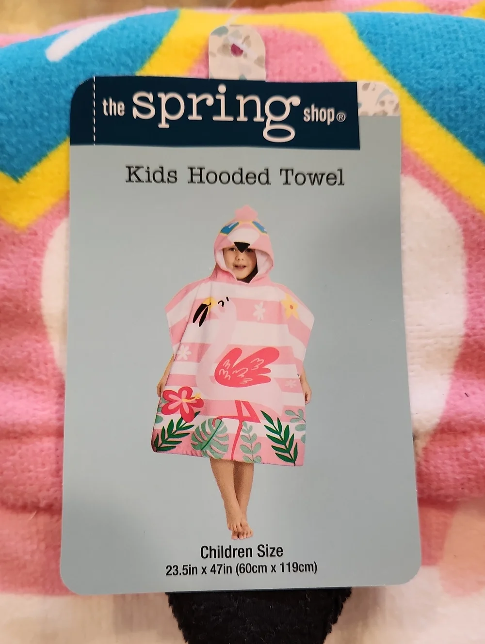 Flamingo Hooded Towel